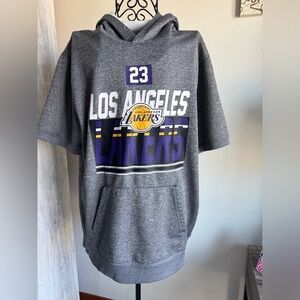 NBA Gray LeBron James #23 Fleece Hoodie